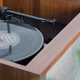 Illustration for article titled This Whiskey Bar Turntable Gets You Loaded on Tunes and Booze